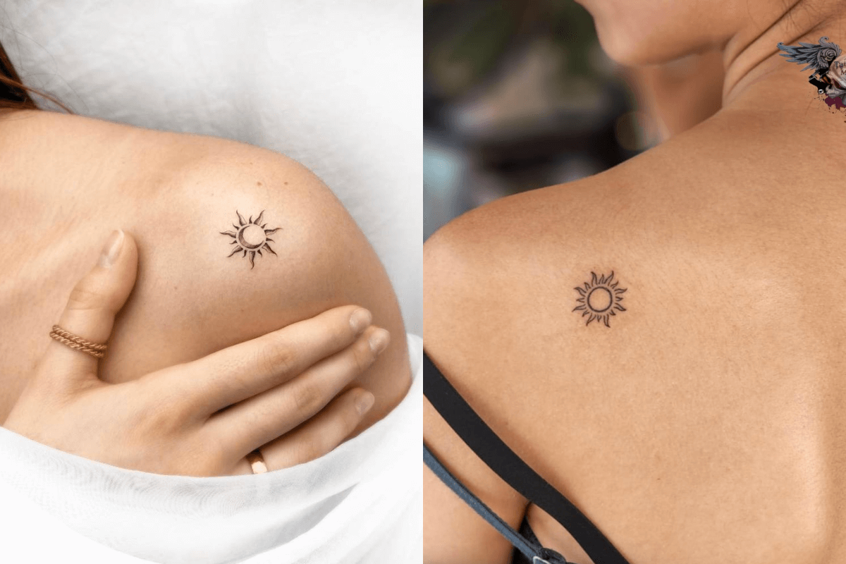 sun cute tattoo ideas